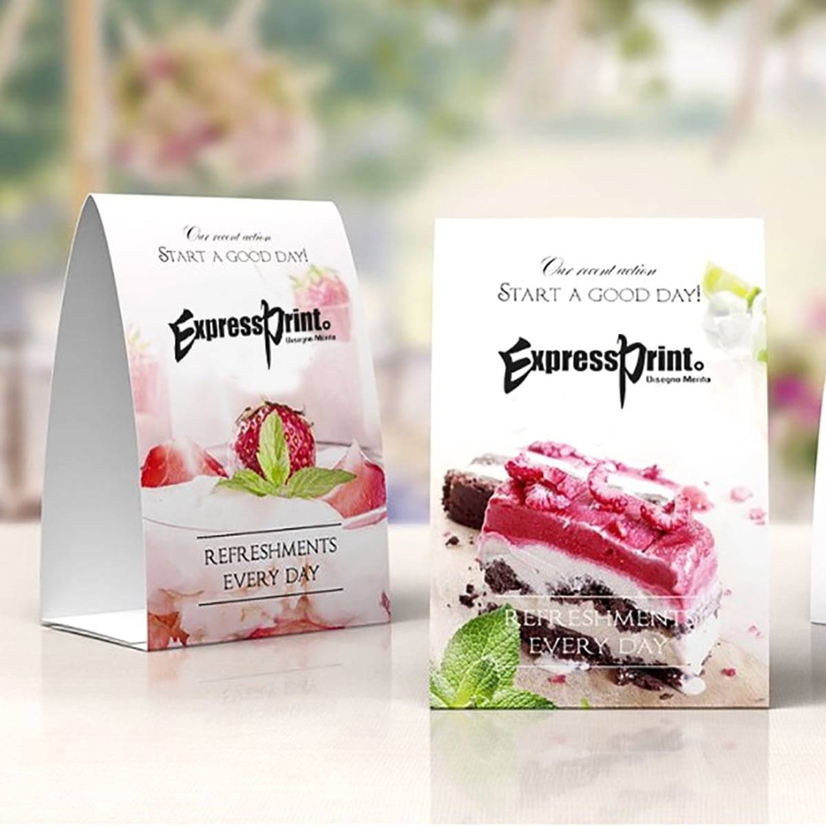 Tent Card Singapore printing services Direct Factory Print Pricing