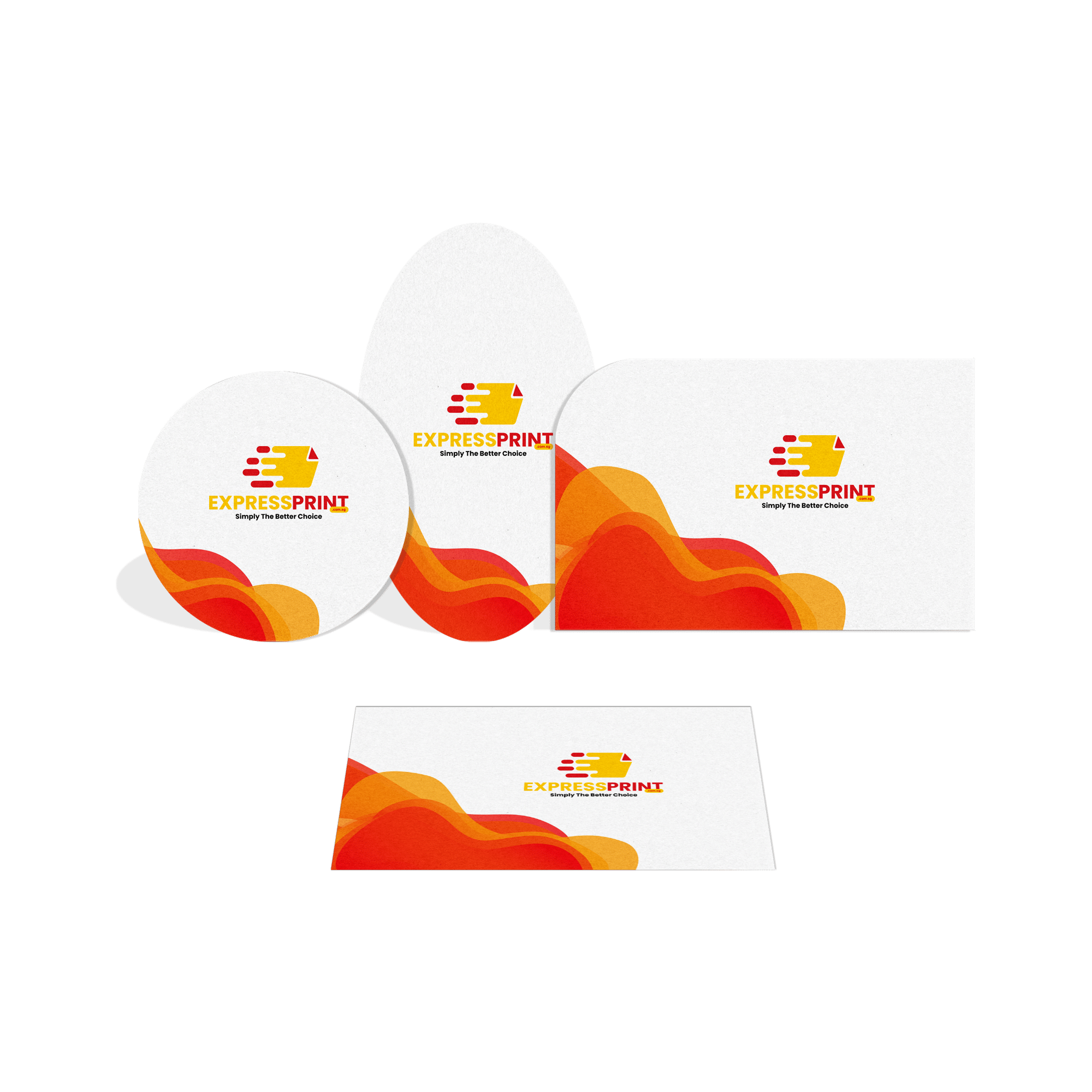 Customized Printing of Die-Cut Business Card