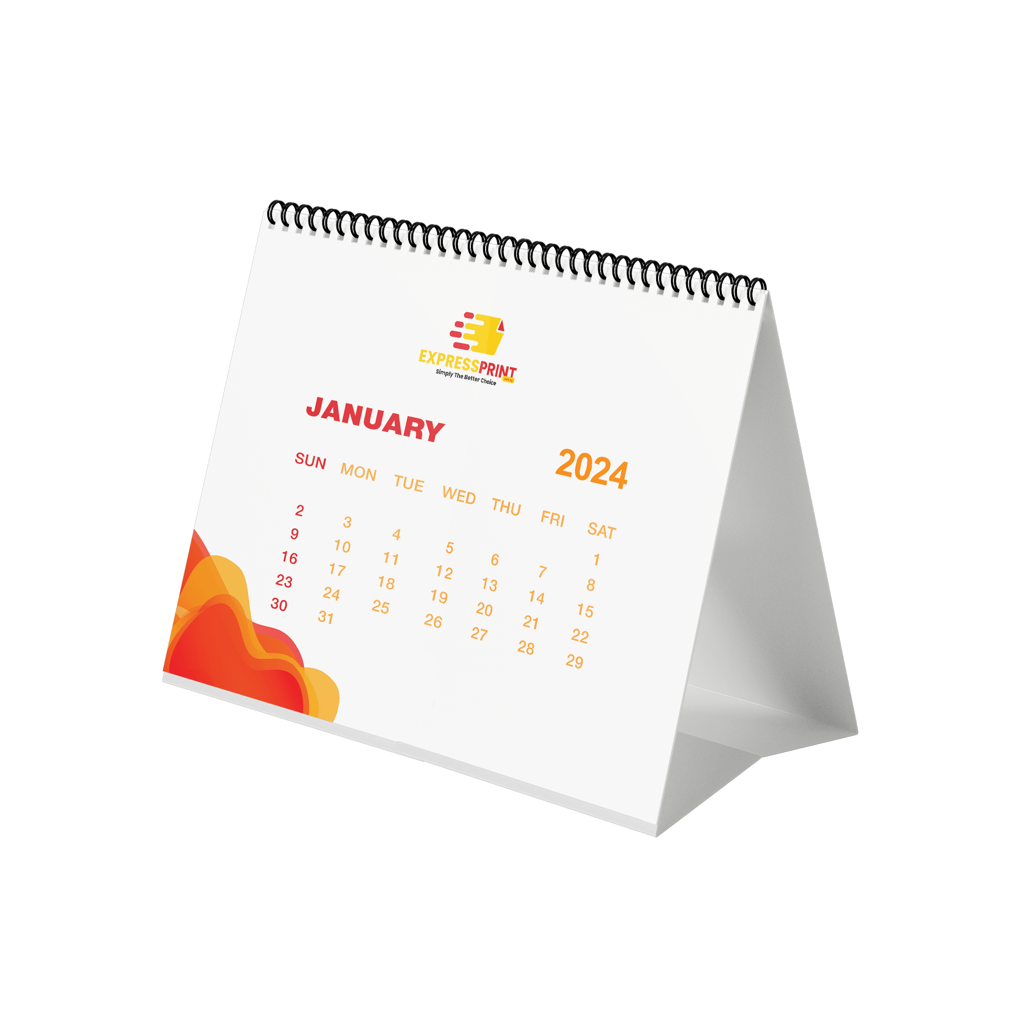 Print Desk Calendar (Soft Stand)