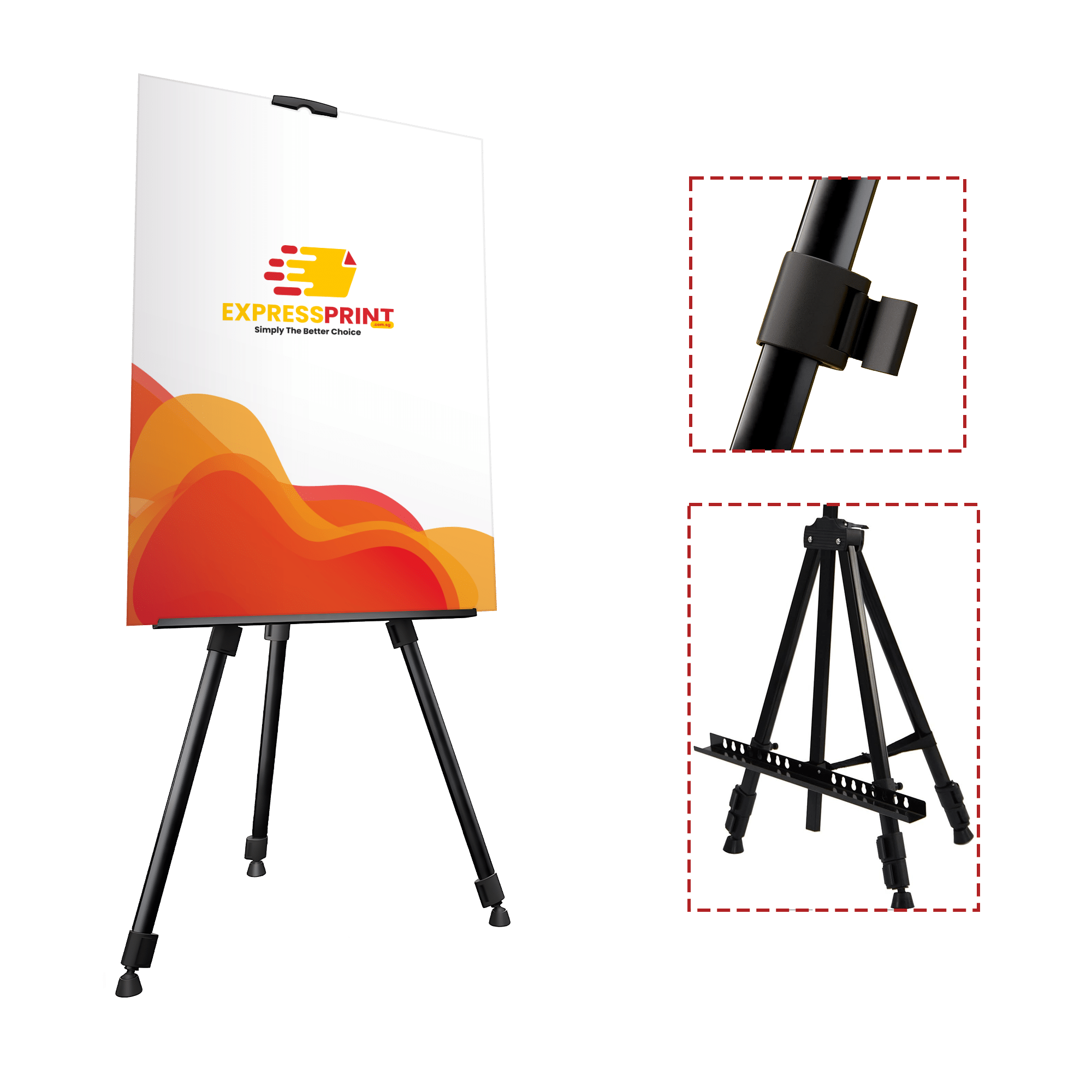 Customized Printing of Easel Stand