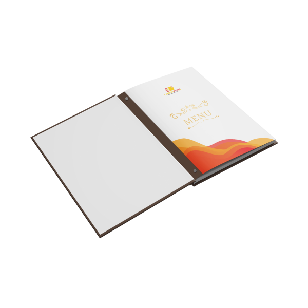 Customized Printing of Hard Cover Menu