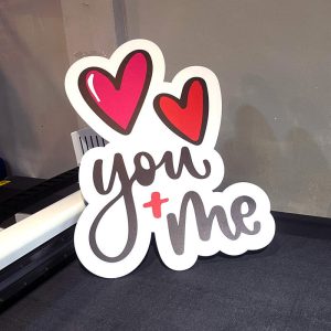 Die cut foam board