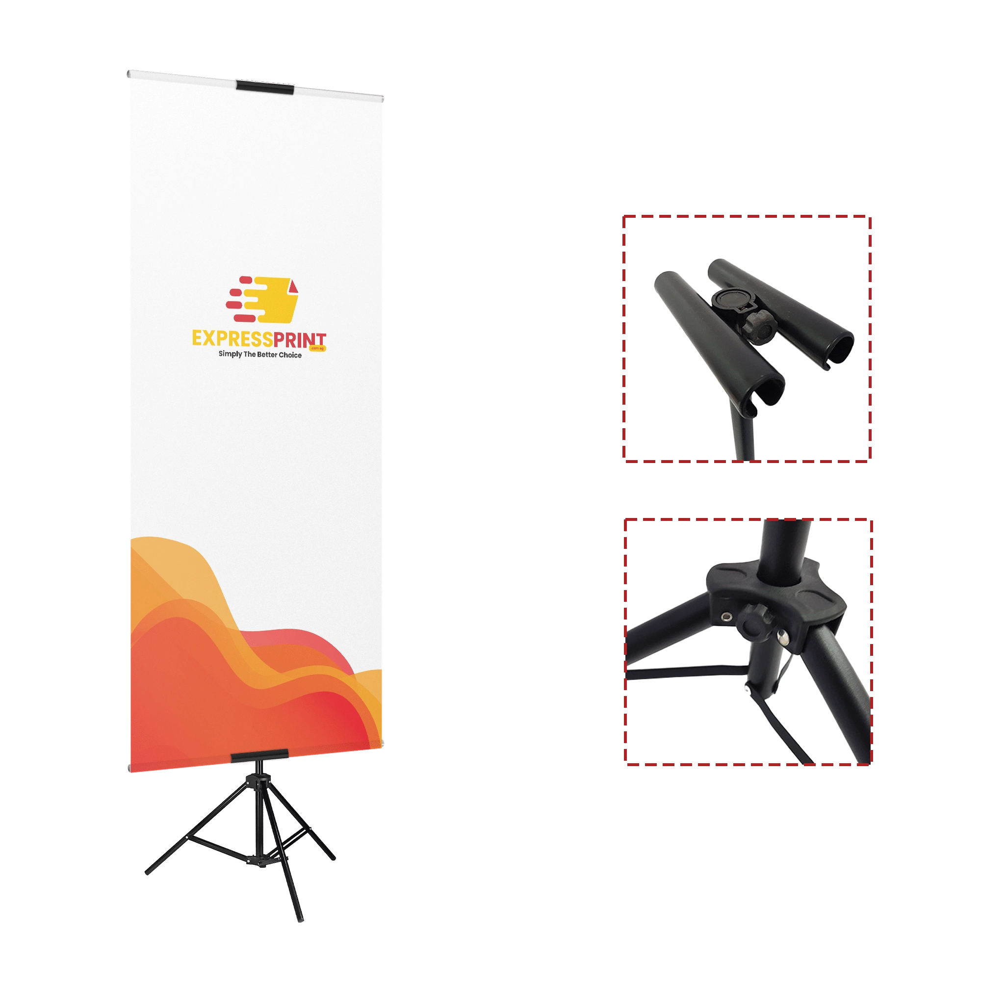 Customized Printing of Tripod Bunting Standee